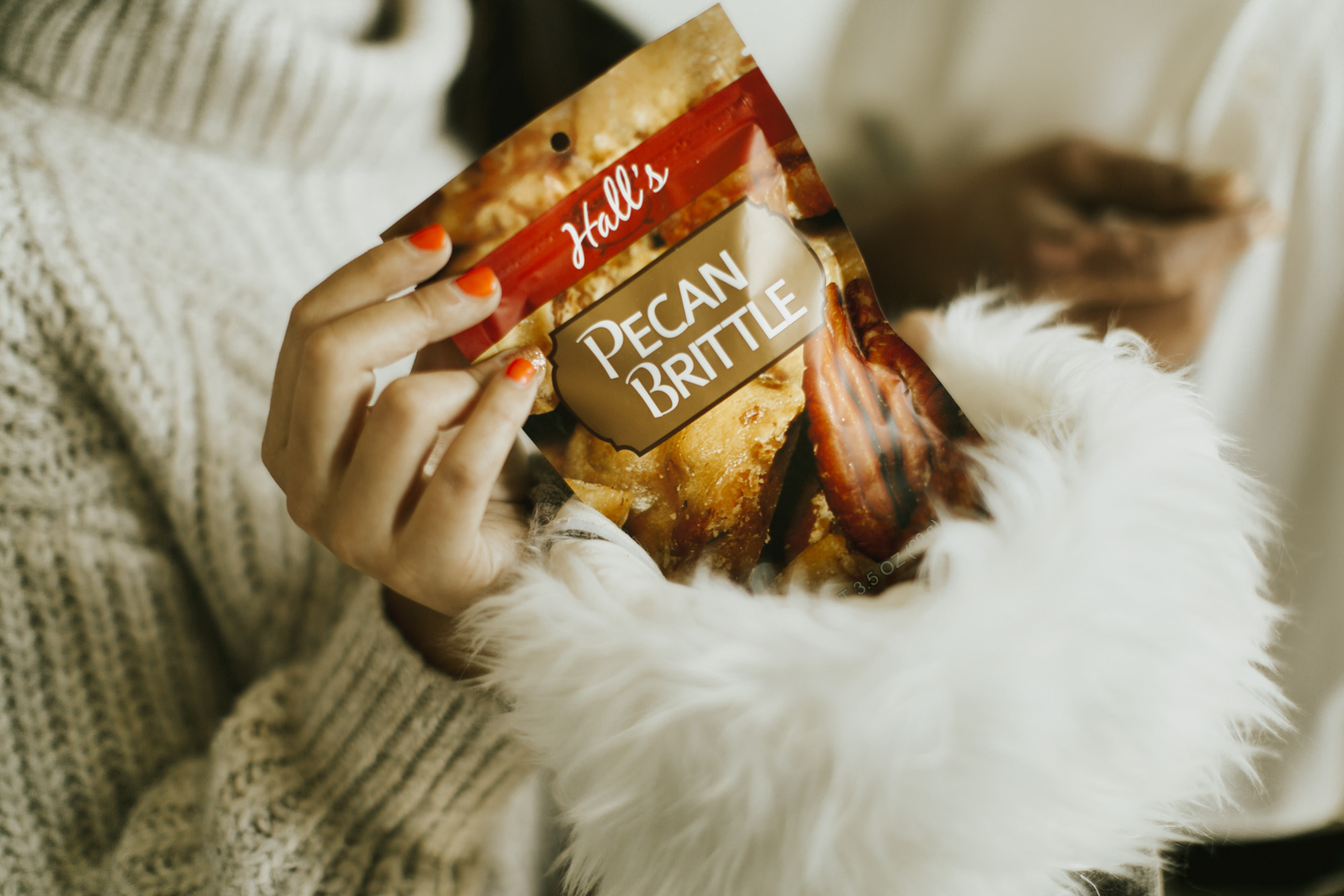 pecan brittle stocking stuffer